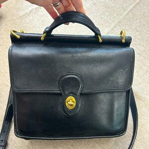 Vintage Coach Willis Handbag in Black